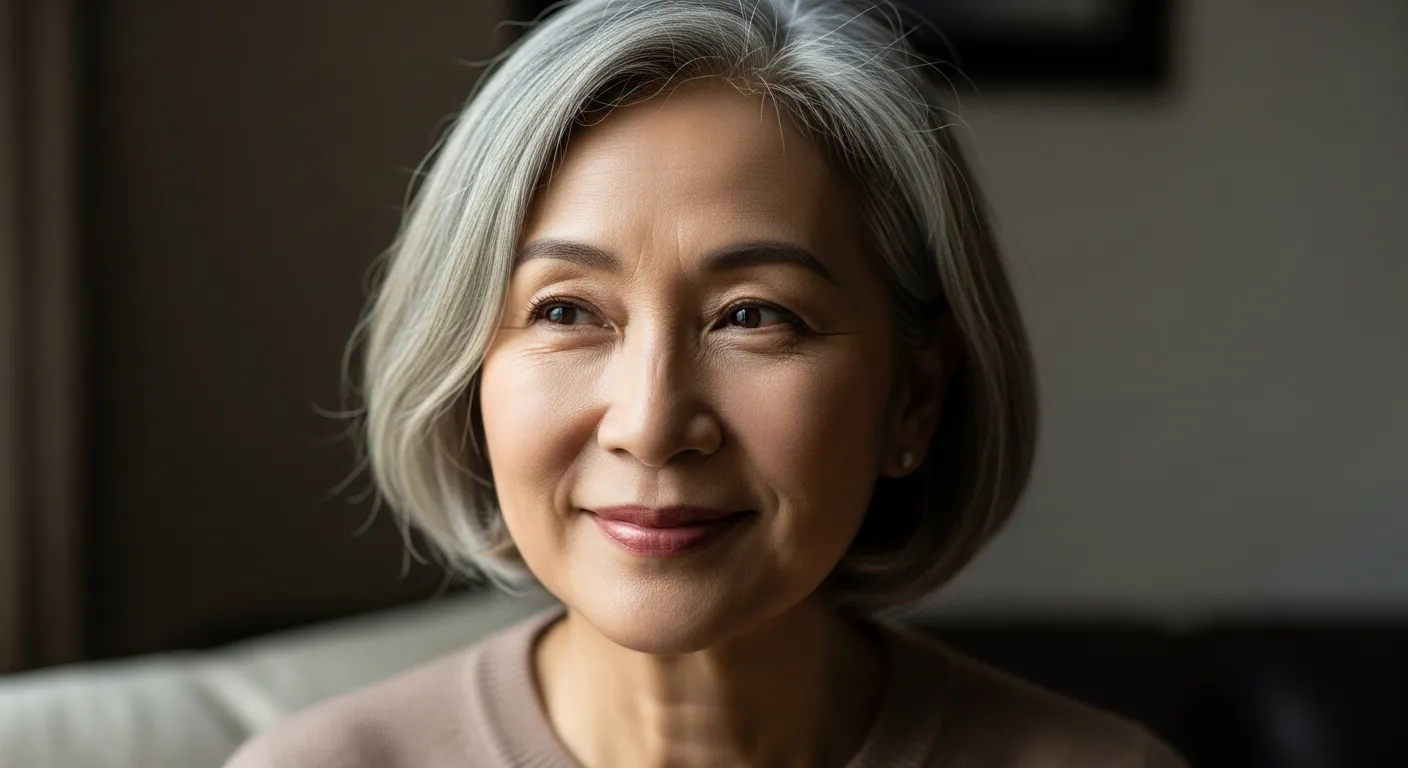 Smiling older friends enjoy a meal together outdoors, symbolizing reconciliation.