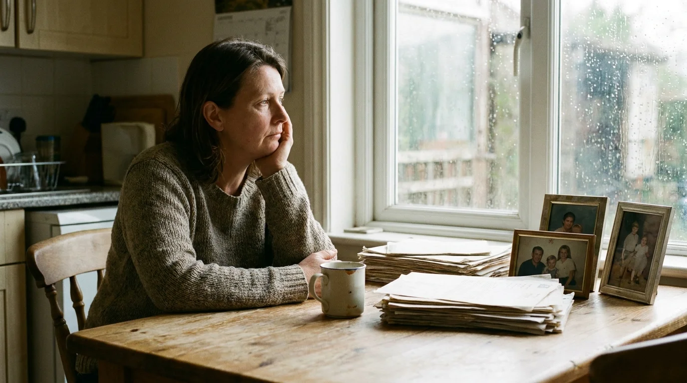 Editorial photograph illustrating: 10 Psychological Traits of Childhood Emotional Neglect