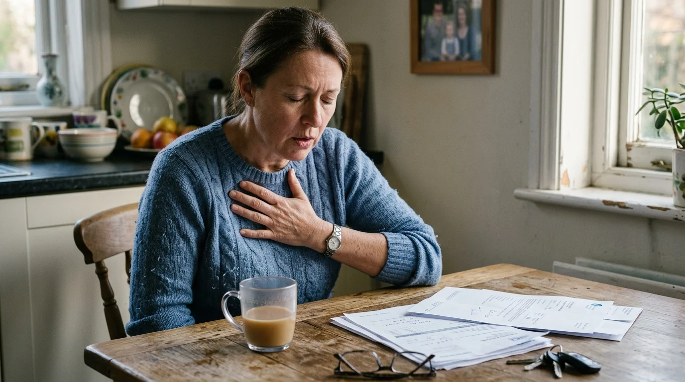 Editorial photograph illustrating: 9. Rapid Heart Rate and Dysregulated Breathing Patterns